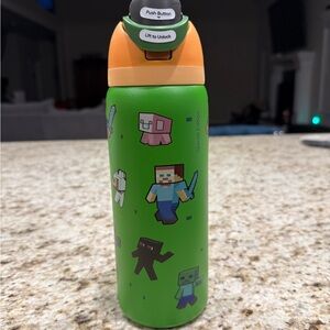 Owala Green Minecraft Water Bottle 32oz